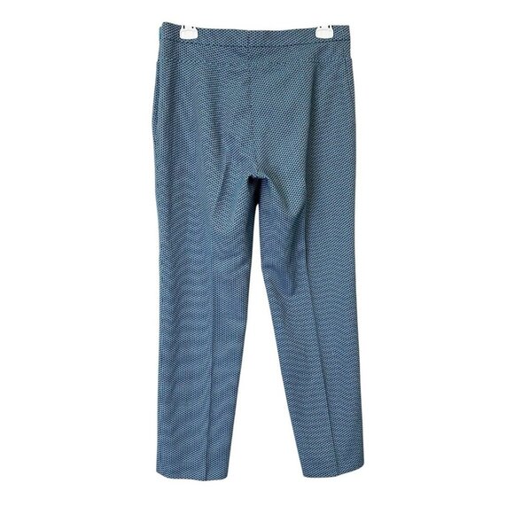 Akris Punto Ankle Pants Women’s Size 6 Blue Knit Trousers Old Money Career - Picture 2 of 9